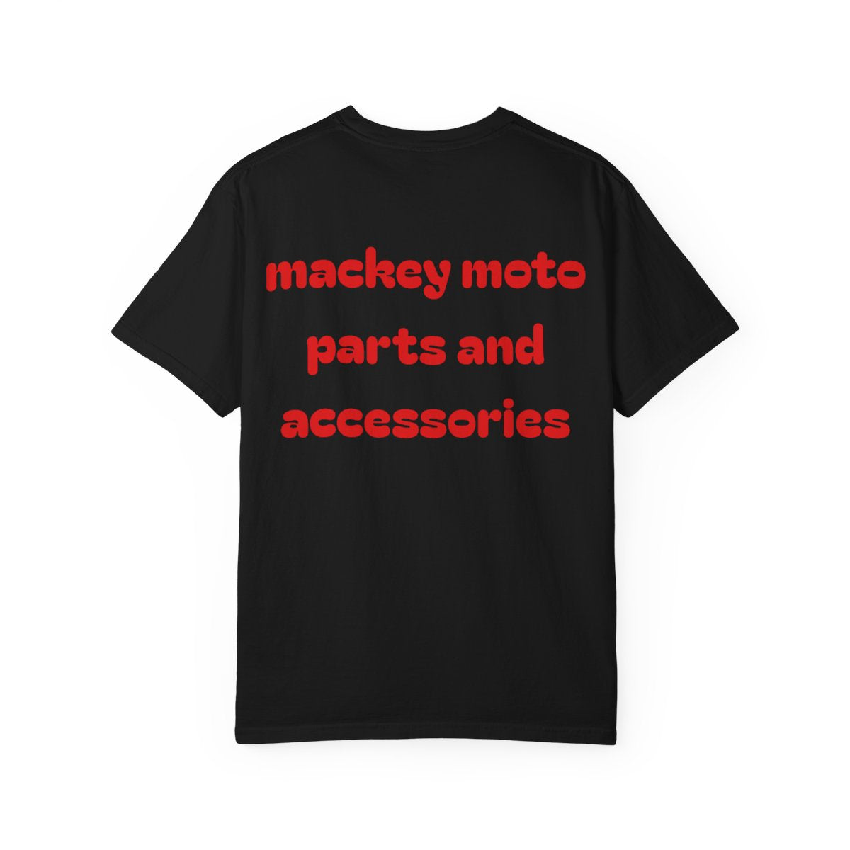 Mackey Moto custom t-shirt